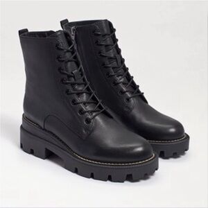 Sam Edelman Garret Platform Combat Boot Size 9